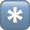 Keycap Asterisk emoji on Apple